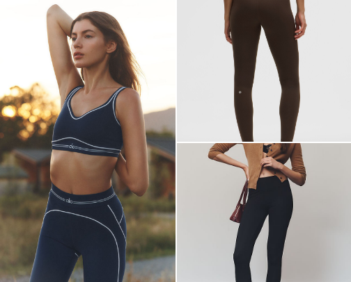 My favorite elevated active wear (leggings edition) cover photo collage