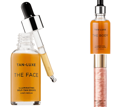 Self tanning cover photo collage