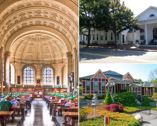 A Trip to the Library cover photo collage