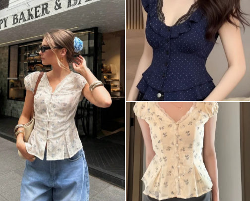 effortlessly cute tops that flatter every outfit cover photo collage