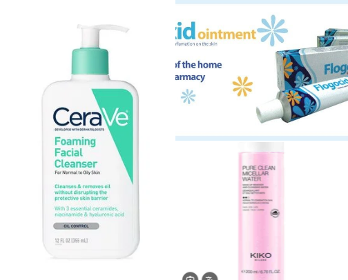 Skincare🫧🧴 cover photo collage