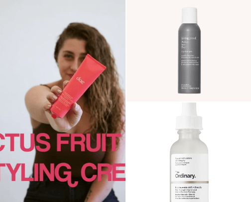 My top skincare and haircare products cover photo collage