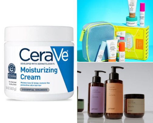 Skincare products that work! cover photo collage