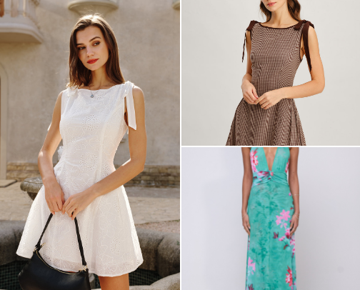 Don’t stress! I have the dresses 👗 cover photo collage