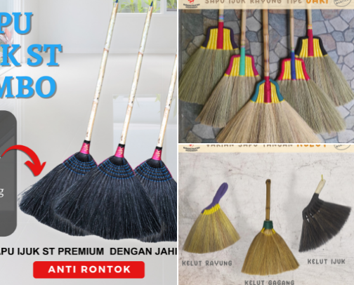 INDONESIAN PALM FIBER BROOM cover photo collage