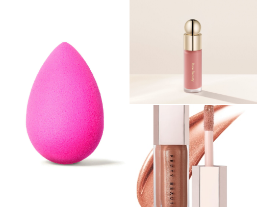 popular makeup products cover photo collage