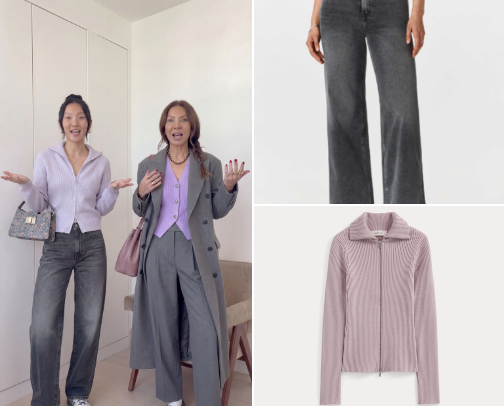 lavender + grey cover photo collage