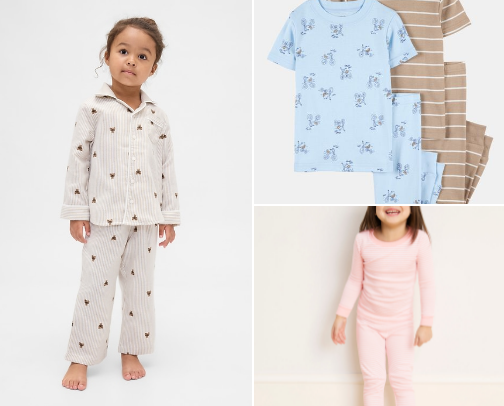 Comfy PJs for Kids All Under Budget cover photo collage