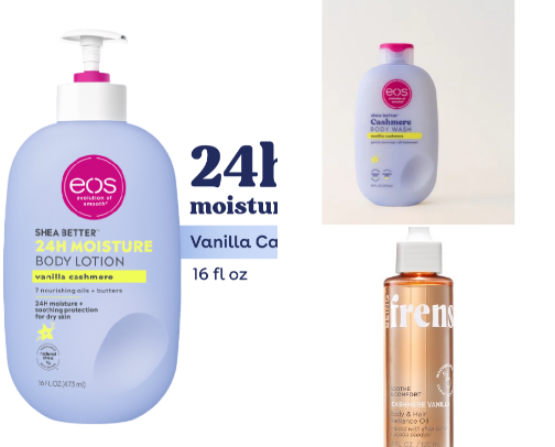 Shower products cover photo collage