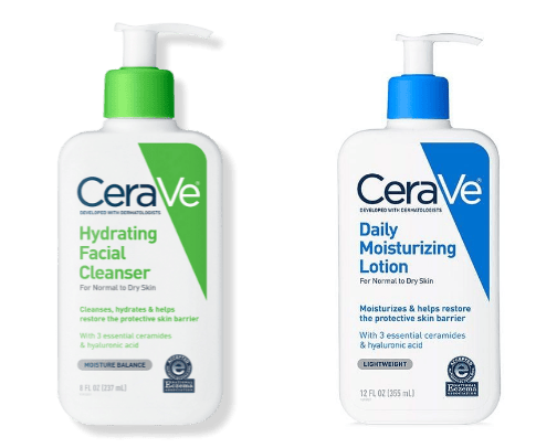Skin care cover photo collage