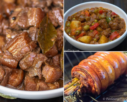 Filipino Foods cover photo collage