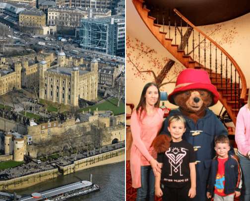 Family fun attractions in London cover photo collage