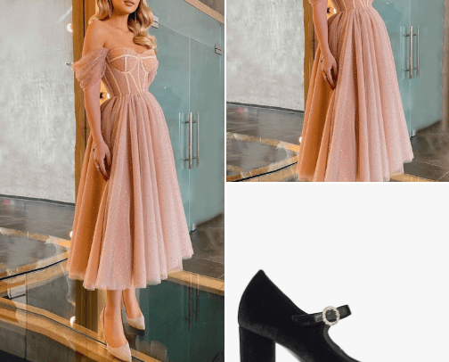 Elegant outfits cover photo collage