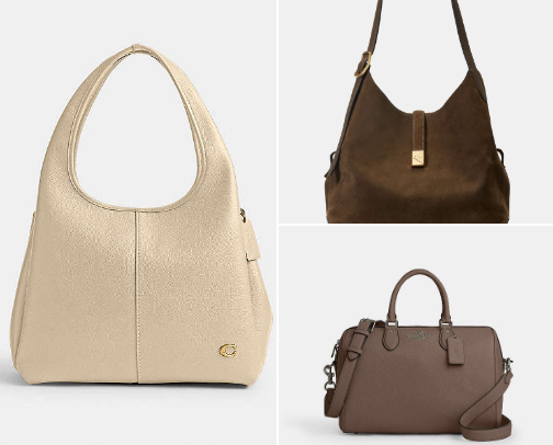 Everyday Bags from Accessible Designer Brands cover photo collage