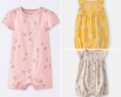 Baby Girl spring outfits cover photo collage