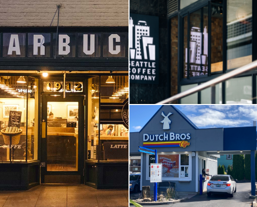 The best coffee shops you can go meet up with someone☕️ cover photo collage
