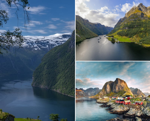 Northern Europe Destinations for a Cooler Summer Vacation cover photo collage