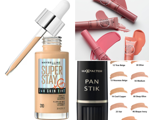 Drugstore favorites - Blemish prone skin cover photo collage