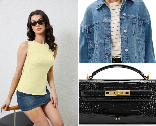 Chic, classic, 90s-inspired Amazon finds cover photo collage