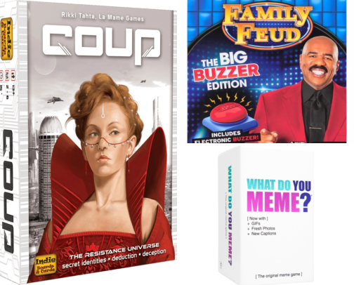 Favorite Game Night Games cover photo collage