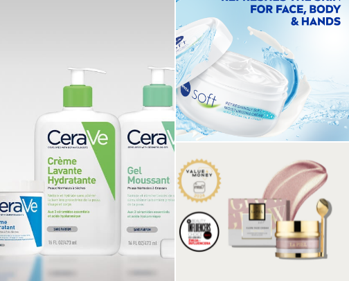 Most important Skincare cover photo collage