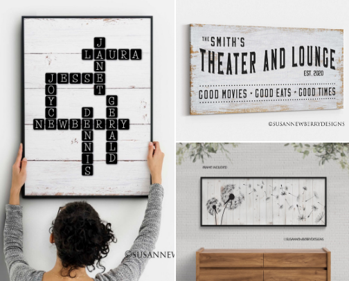 Wall Art for the Home cover photo collage