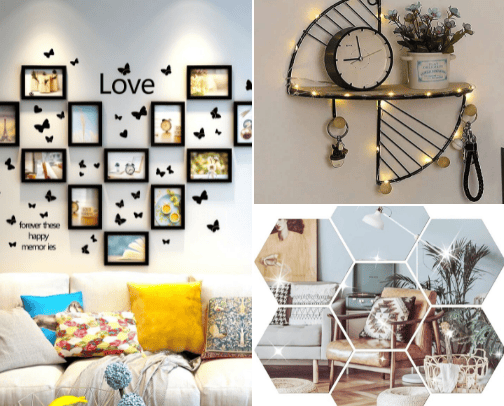 Home decor 💜🤩 cover photo collage