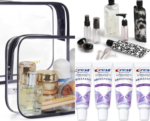 🧴 TSA-Friendly Carry-On Toiletries I Actually Pack cover photo collage