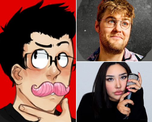 My favorite YouTube creators⭐ cover photo collage