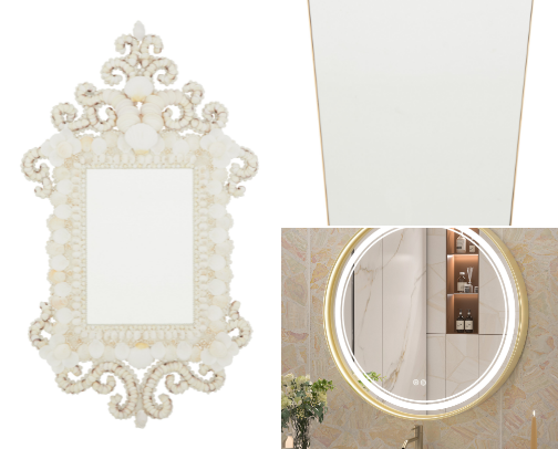 Small mirrors, big effect cover photo collage