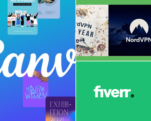 Websites I use and recommends for online business   cover photo collage