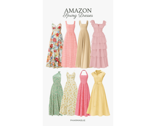 Amazon Spring/Summer Dresses cover photo collage