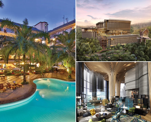 Recommended hotels in Bandung cover photo collage