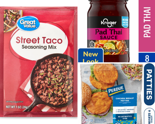 Some favorite foods for fast and easy meals cover photo collage