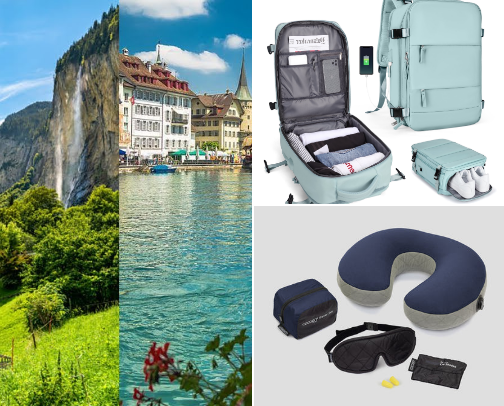 Your Ultimate Travel Bucket List: Must-See Places & Packing Essentials cover photo collage