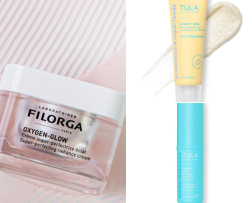 Sunscreen and skincare and makeup, oh my cover photo collage
