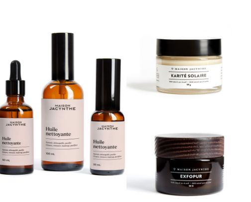 Skincare: Maison Jacynthe cover photo collage