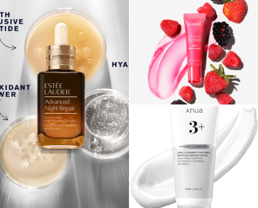 Skincare faves for dry and sensitive skin cover photo collage
