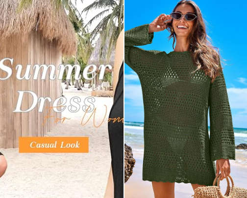 Women's summer dresses 2026 cover photo collage