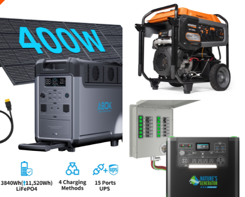 Generators & Portable Power Solutions you can count on cover photo collage