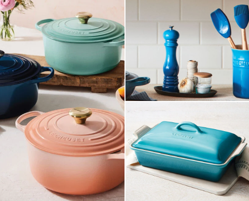 My favorite Le Creuset items! cover photo collage