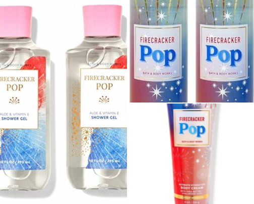🇺🇸❤️💙Firecracker Pop Shower Routine🧨🚿🧼 cover photo collage