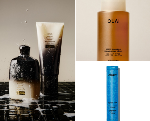 Hair products for health cover photo collage