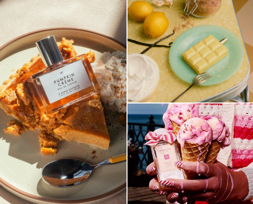Tasty Perfumes for Foodies cover photo collage