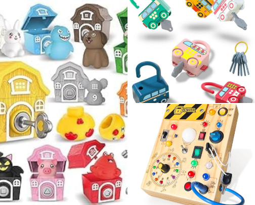 Toddler toys cover photo collage