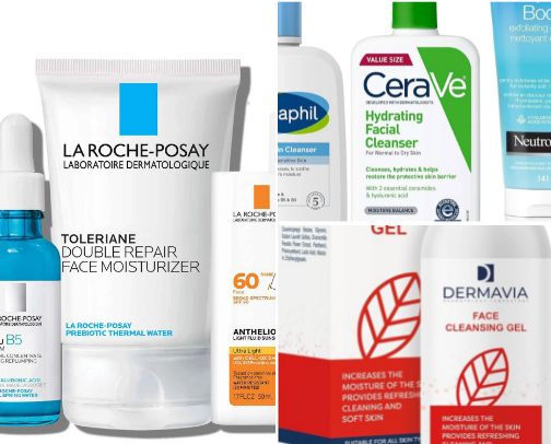 skincare essentials for acne prone skin! cover photo collage