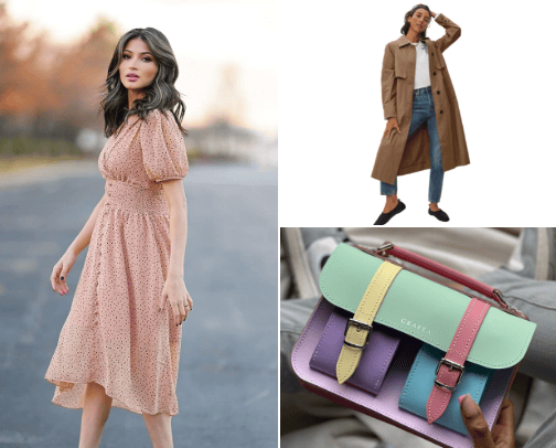 Spring collection cover photo collage