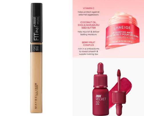 My favorite beauty recs as a frugal, minimalist girlie ✨ cover photo collage