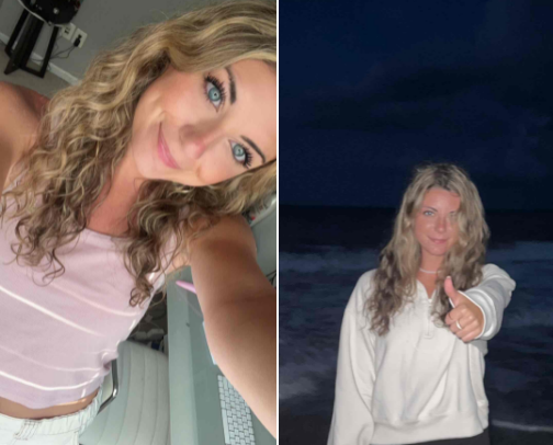Curly hair bible cover photo collage