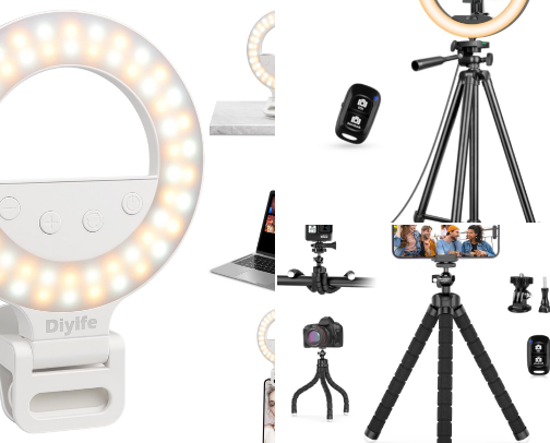Electronics & Lights cover photo collage